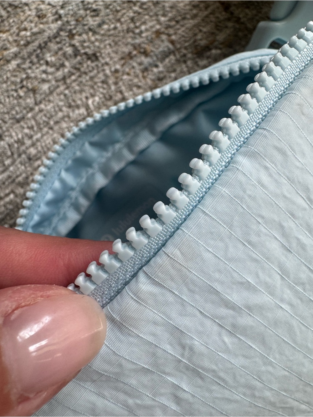 Light Blue Nylon Belt Bag Lululemon - Picture 2 of 4